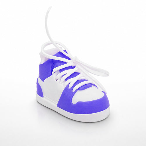 Purple & White Shoe Pair