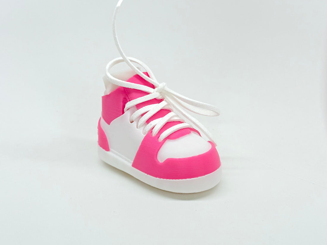 Pink &amp; White Golf Bag Stand Shoes