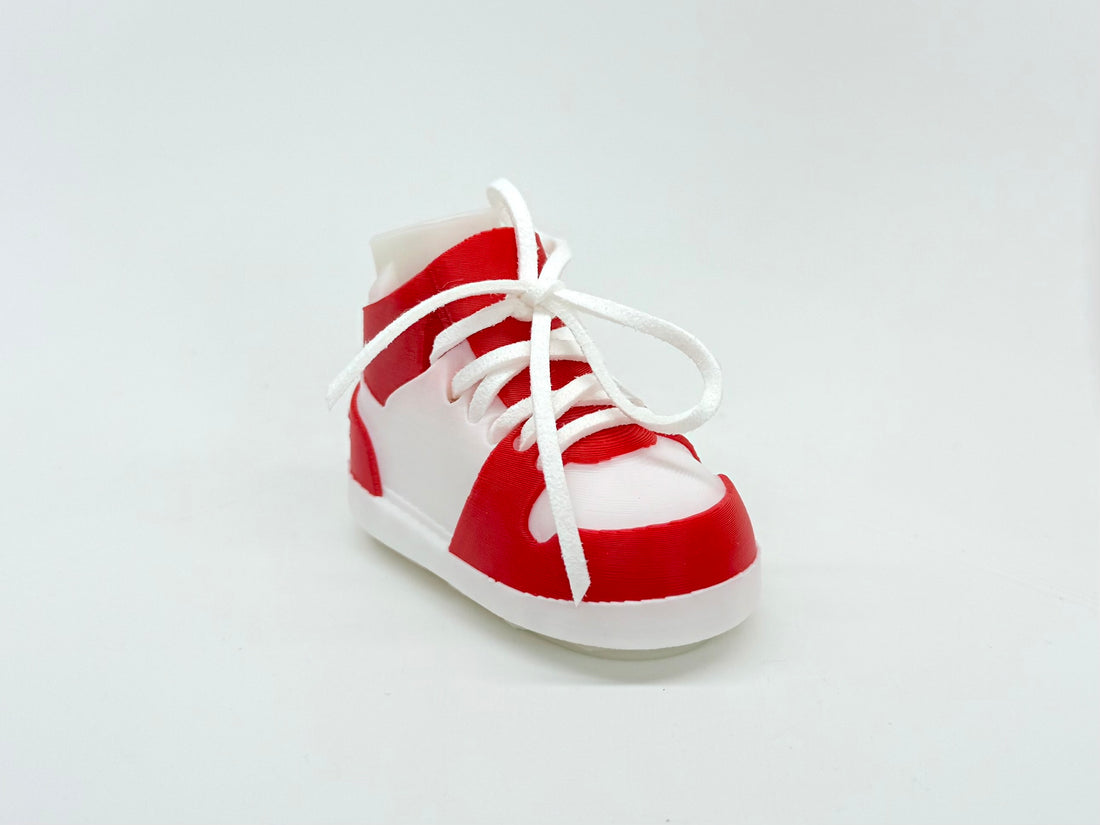 Red &amp; White Golf Bag Stand Shoes