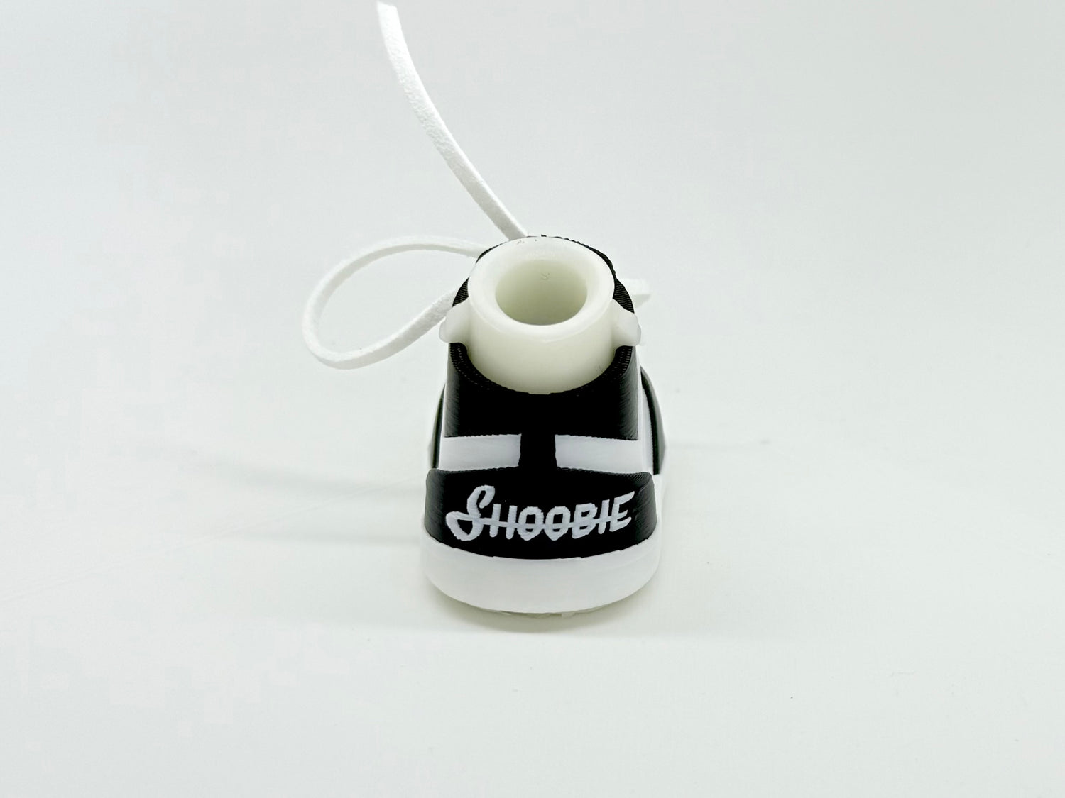 Black &amp; White Golf Bag Stand Shoes