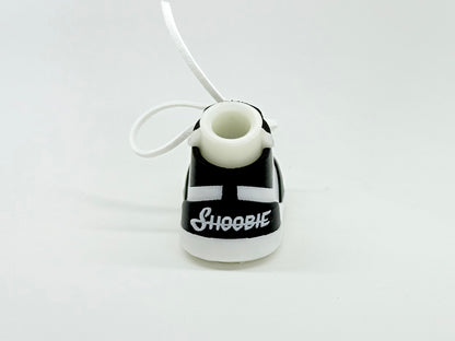 Black &amp; White Golf Bag Stand Shoes
