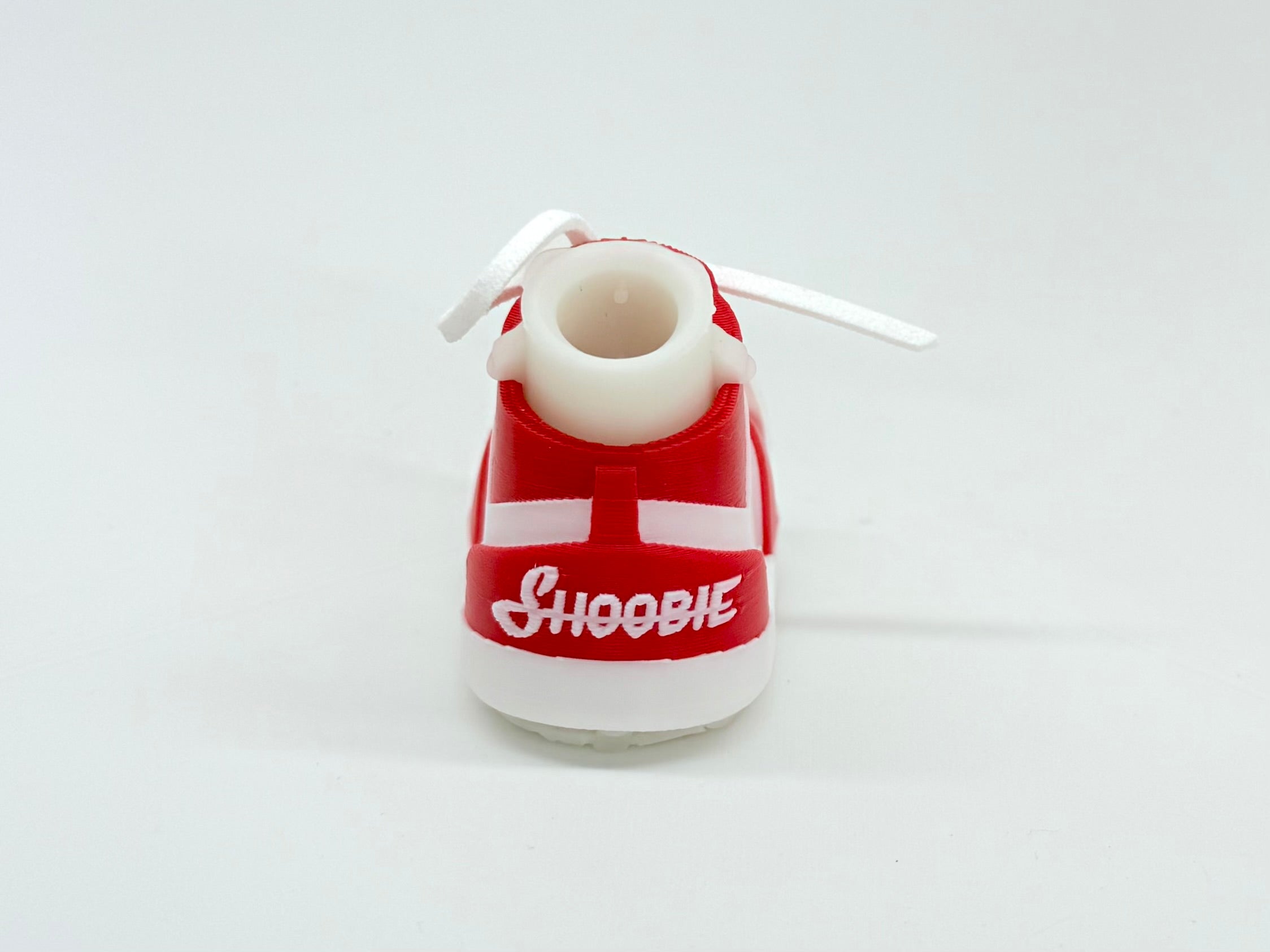 Red &amp; White Golf Bag Stand Shoes