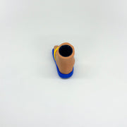 Blue & Yellow Golf Bag Stand Sandals