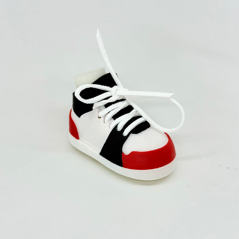 Red/Black & White Golf Bag Stand Shoes