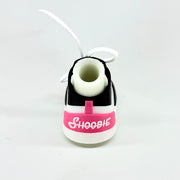 Pink/Black & White Golf Bag Stand Shoes