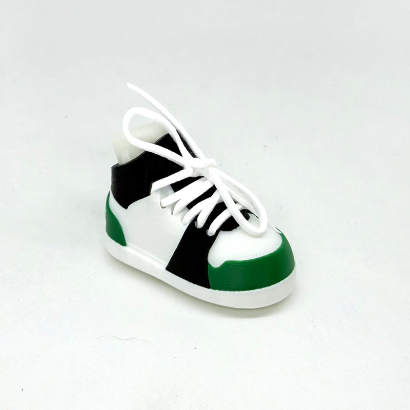 Green/Black & White Golf Bag Stand Shoes