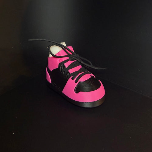 Pink & Black Golf Bag Stand Shoes