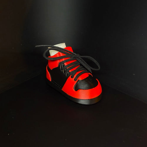 Red & Black Golf Bag Stand Shoes