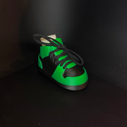 Green & Black Golf Bag Stand Shoes