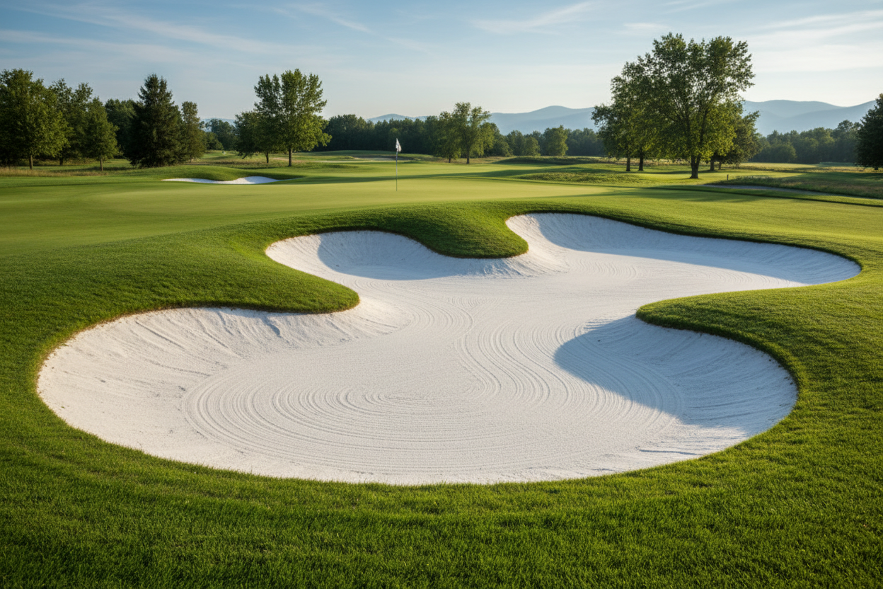 Golf course sand trap 