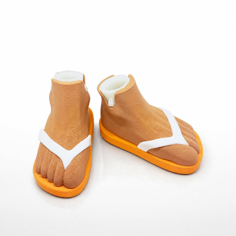 Orange Sandal Pair