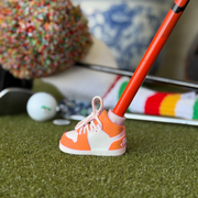 Orange & White Golf Bag Stand Shoes