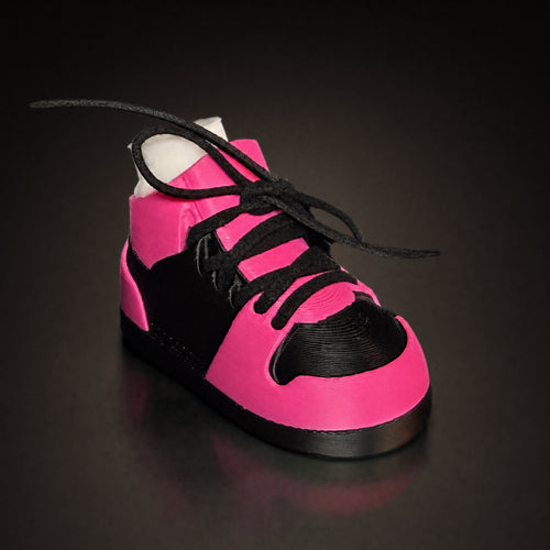Pink & Black Shoe Pair