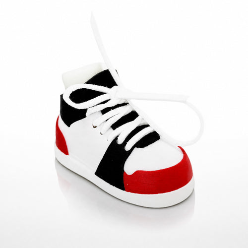 Red/Black & White Shoe Pair