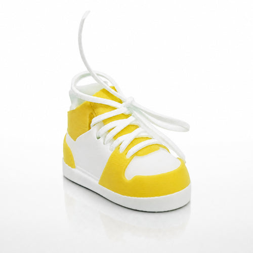 Yellow & White Shoe Pair