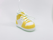 Yellow & White Golf Bag Stand Shoes