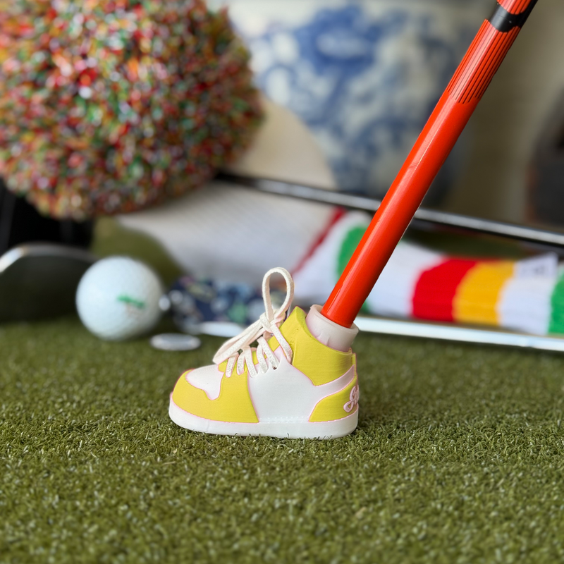 Yellow & White Shoe Shell Pair product image